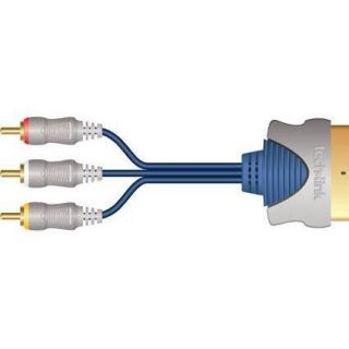 Câble 3 RCA/PéritelIN 1m50   690090   Cordon adaptateur 3RCA