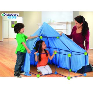 Discovery Kids 77 piece Build and Play Construction Fort Set