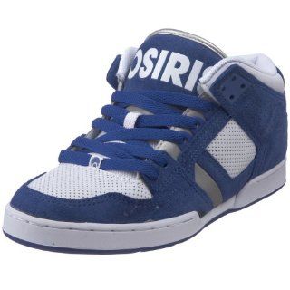  Osiris Mens NYC 83 Mid Skate Shoe,Blue/White/Silver,13 M US Shoes