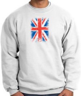 Union Jack UK British Flag Adult Pullover Sweatshirt