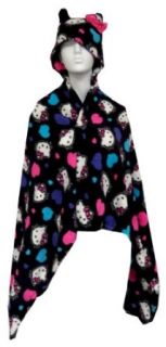 Hello Kitty Hooded Plush Snugglie Blanket Robe for girls