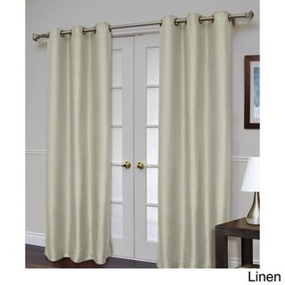 Jaclyn Love Blackout Antique Satin 84 inch Curtain Panel Pair
