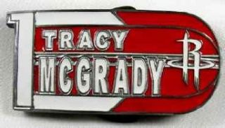Tracy McGrady Houston Rockets Player Belt Buckle, NBA