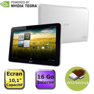 Acer Iconia Tab A210 16Go Blanche   Achat / Vente TABLETTE TACTILE