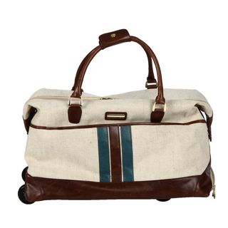 Isabella Fiore South Hampton 20 inch Carry on Rolling Duffel Bag