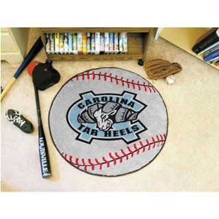 UNC   Chapel Hill NCAA Baseball Round Floor Mat (29) Ram