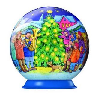 ball 54 pièces   Boule de Noël  Les musiciens   Puzzle ball de 54