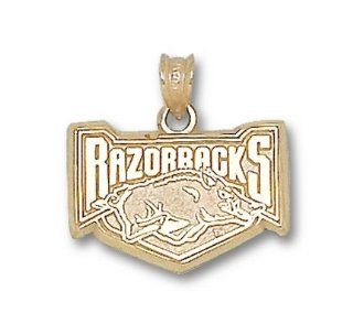 Arkansas Razorbacks 5/8 Razorbacks Hog Pendant   10KT