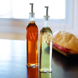 Custom Engraved Oil & Vinegar Cruet Bottles