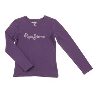 PEPE JEANS T Shirt Angie Fille Violet   Achat / Vente T SHIRT PEPE