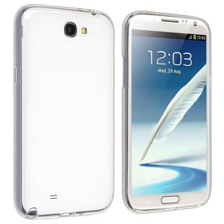 BasAcc Clear Pudding TPU Rubber Case for Samsung© Galaxy Note 2 N7100