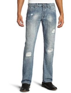 Antique Rivet Mens Devon Slim Straight Jean,Derail,36x30