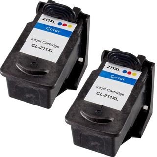 Canon CL211XL High Capacity Compatible Black/Color Ink Cartridge (Pack