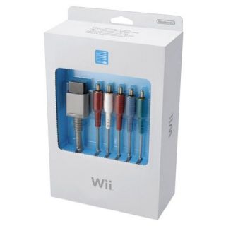 CABLE COMPOSANTE AV/Wii / ACCESSOIRE OFFICIEL POUR NINTENDO Wii   Le