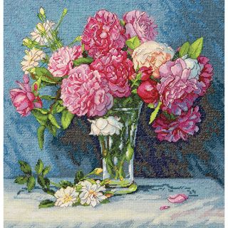 Gold Collection Marys Bouquet Counted Cross Stitch Kit 12X12