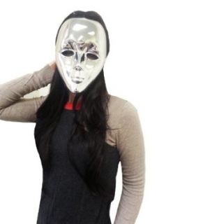 Silver Drama Face Mask Clothing