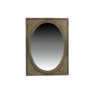 MIROIR ANCIEN OVAL VERTICAL BOIS 54.5x3.5x72cm   Miroir ancien oval en