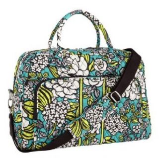 Vera Bradley Island Blooms Weekender Zip Duffle Bag
