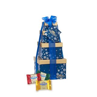 Ghirardelli Chocolate Winter Wishes Four Tier Gift Tower