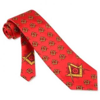 Mason   Master Tie by The American Necktie Co   Red