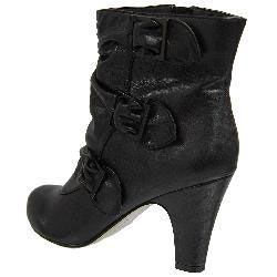 Bamboo by Journee Collection Womens High heel Multi buckle Boots