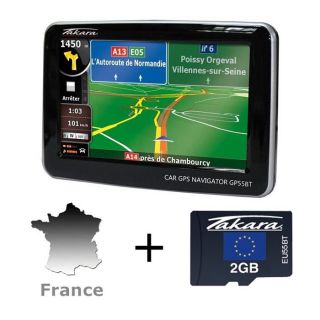 GPS autonome avec écran tactile 4.3 extra slim + cartographie Europe