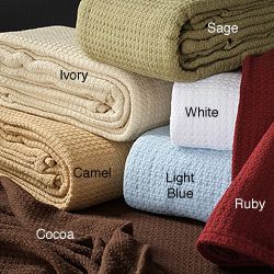 Grand Hotel Machine washable 100 percent Cotton Blanket
