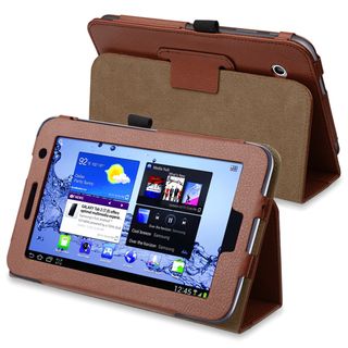 BasAcc Brown Leather Case for SAM GLX Tab2 P3100/ P3110/ P3113/ 7.0