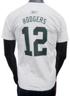 Aaron Rodgers Green Bay Packers White Jersey Name and