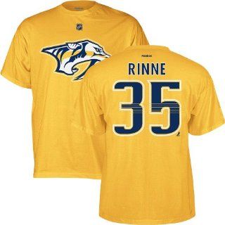 Nashville Predators Pekka Rinne Gold Player T Shirt