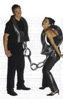 Adult Handcuffs Costume (One Size) Clothing