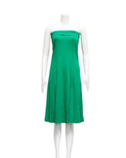 Green Tube Tube Dress Skirt, Worn as Skirt or Tube Dress