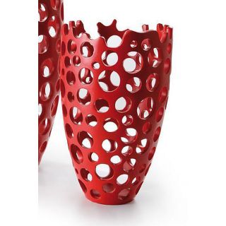 Nari 11.5 inch Red Mesh Accent Vase Today $43.99 3.8 (4 reviews)