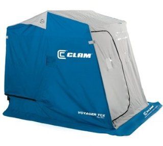 Clam Voyager TCX (THERMAL Top) Ice Fishing House with