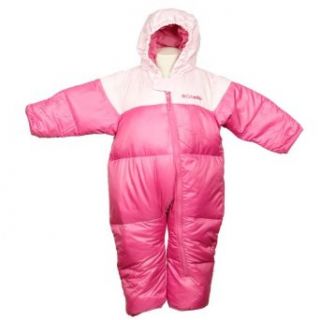 Columbia Baby Girls Pink Snowsuit with Hood and Booties