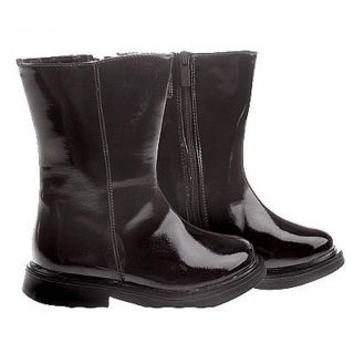 Greggy Girl Girls Black Patent Leather Boots