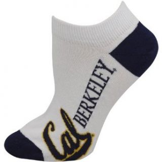 NCAA Cal Bears Womens Logo & Name Ankle Socks   White