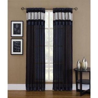Kent 84 inch Sheer Panel with Metallic Accent