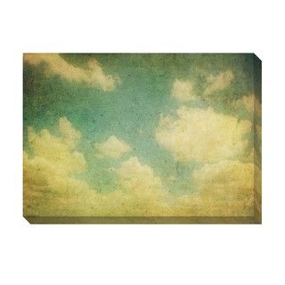 Vintage Clouds III Oversized Gallery Wrapped Canvas