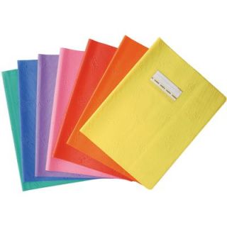 Protege cahier pvc 18/100 17x22 violet   Protège cahier en PVC série
