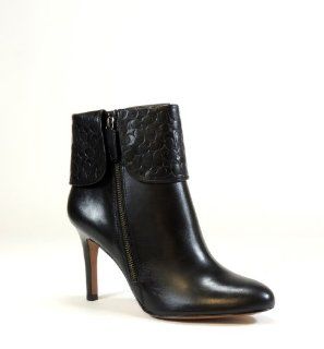 Coach Womens Mackenna Soft Leather Bootie, Style A7324 (Black) Shoes
