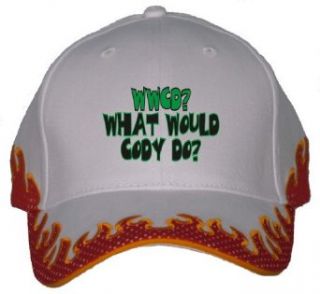 WWCD? What would Cody do? Orange Flame Hat / Baseball Cap