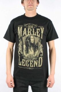 Bob Marley   Rebel Legend Adult T Shirt in Black Clothing