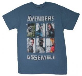 Avengers Assemble   Avengers T shirt Adult 2XL   Slate