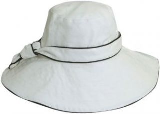 Scala Collezione Womens Cotton/Canvas Hat,Nat,One Size