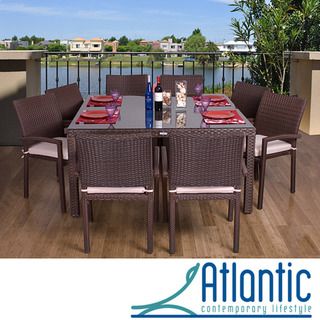 Grand Liberty Outdoor Square 9 piece Dining Set