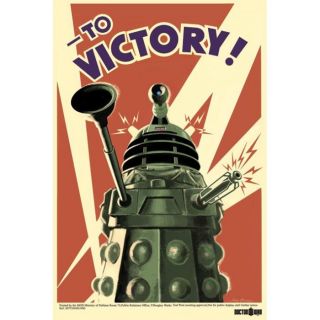 61 x 91 cm   Poster motif Dalek To Victory, dimensions env. 61 x 91 cm