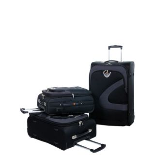 Black   Dark Grey   Valises 71+61+51cm Gsell   Set de 3 valises 71+61