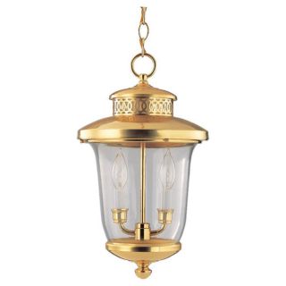Carolton Polished Brass 2 light Outdoor Pendant Today $38.49 5.0 (1