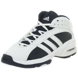 Pro Cush Basketball Shoe,White/Wht/Dk Indigo,10.5 M Little Kid Shoes